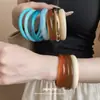 Pulsera de Resina de Venta Caliente Europea y Americana en Amazon, Pulsera de Estilo Minimalista Moderna y Única, Pulsera Retro de Alta Gama para Mujer