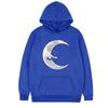 Comercio exterior 2023 lindo Luna y noche quiero tener sudadera con capucha estampada nueva para hombre y mujer europea y americana