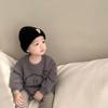 Traje de Invierno de Terciopelo para Niños Ropa para Salir de Bebé Estilo Coreano Ropa para Niños Ropa de Otoño e Invierno para Bebé Traje de Terciopelo de Dibujos Animados para Niño
