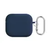 Funda Protectora de Silicona Líquida de Color Sólido Adecuada para AirPods 4ª Generación, 2ª Generación, 3ª Generación, Pro 3, Auriculares Bluetooth Apple Funda Suave