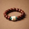 Pulseira de Sândalo Vermelho Nepal Verdadeiro Vênus Alta Densidade de Óleo Joias de Lótus Pulseira de Sândalo Vermelho Argila de Madeira Brinquedo de Madeira Atacado