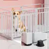 Gaiola para Cães de Estimação, Cercado Interno para Cães, Recinto para Cães de Porte Pequeno e Médio, Cama para Cães, Combinável Livremente, À Prova de Fuga