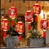 Decoraciones de Año Nuevo 2026 Colgantes Día de Año Nuevo Centro Comercial Tienda Aula de Jardín de Infancia Diseño de Escena Colgantes del Año del Caballo