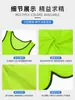 Colete de Treino de Futebol Anti-desgaste com Rede Cruzada Uniforme de Time Infantil Adulto Colete de Team Building Bib com Número Respirável