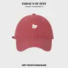 Gorra de Béisbol con Transferencia de Calor que Cambia de Color de Cachorro, Versión Coreana 2025 para Mujer, Nueva Versátil para Todas las Estaciones, Visera Curva, Parte Superior Suave, Gorra Duckbill
