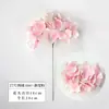 Hortênsia artificial de cabeça única no atacado para decoração de casamento, materiais de fundo e uso especial para vitrines de shoppings e paisagismo de paredes de flores