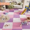 2025 nuevo tapete de espuma dormitorio sala de estar habitación infantil protección anticaída costura EVA tapete gateo bebé fábrica franqueo