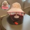Xale de Verão Infantil Chapéu de Sol para Meninos e Meninas, Chapéu de Pescador com Proteção Solar para Praia, Chapéu de Sol Anti-UV para Exterior Atacado