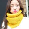 Bufanda de estilo coreano para mujer, bufanda estilo estudiante, bufanda para mujer, otoño e invierno, versátil, de lana gruesa, para hombres y mujeres, nueva moda de cuello de Corea del Sur.