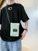 Bolsa Cruzada Pequeña de Lona para Teléfono Móvil de Viaje de Gama Alta para Verano, Unisex, Nueva 2026, Bolso Cubo de Pareja