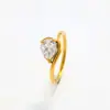 Europeu e americano ins Luz de Luxo Personalizado Gota de Água Único Anel de Diamante Elegante Elegante Anel de Aço Titânio Mulheres Cor-livre Atacado All-match