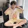 Pijama de Regata Modal de Verão para Meninos, Novo Estilo de Verão 2026 para Crianças e Adolescentes, Roupa de Casa