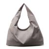 Bolso Tote de Color Sólido de Gran Capacidad para Mujer, Nuevo Bolso de Hombro Simple Versátil Estilo Lazy, Bolsa de Tela Casual para Ir al Trabajo, Comprar para Mujer