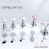 Tablero de Práctica para Uñas Estilo Japonés Acrílico con Base Magnética Set de Exhibición