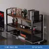 Organizador de escritorio estilo esports estantería de mesa estante de almacenamiento para escritorio de computadora estante de niveles para dormitorio estantería pequeña simple
