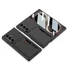 Adecuado para Samsung Zfold8Ultra Funda, Carcasa de Cobertura Total con Película Integrada, Tarjetero de Cuero Liso, Funda Protectora Plegable, Amazon