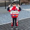 Ropa de Ultraman para niños, nuevo conjunto infantil primavera 2026, sudadera deportiva para niños primavera y otoño, ropa infantil elegante y genial