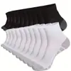 Calcetines transfronterizos en stock para hombres y mujeres con calcetines transpirables de malla de verano al por mayor de comercio exterior de talla grande y calcetines delgados para correr en el tobillo