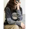 Camiseta de manga larga para mujer, moderna y elegante., (bikini falso) diseño con mangas raglán, hecho de de (de - un tipo de vellón cepillado), Interior grueso y cepillado, capa base superior, tendencia ins
