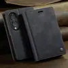 Adecuado para Samsung Galaxy Z Fold 8 ranura para tarjetas funda de cuero para teléfono Samsung cubierta protectora cartera tipo libro