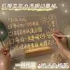 Ins Tablero de Escritura Luminoso Transparente Tablero de Notas de Acrílico Tablero de Mensajes Borrable Muro de Fotos de Celebridades de Internet Luz Nocturna Decorativa