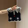 Conjunto de Ropa de Verano 2026 para Niñas: Conjunto de Dos Piezas sin Mangas para Bebés Niñas: Camisa Polo y Falda Corta, Traje de Verano para Niñas