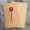 Tarjeta de Agradecimiento Hueca con Forma de Corazón Cortada a Láser en Papel Kraft Retro con Sobre para el Día del Maestro, Tarjeta de Felicitación de San Valentín de Alta Gama