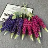 Ramos de Flores de Delfinio Artificiales para Arreglos de Piso de Boda, Decoración de Salón de Bodas, Flores Artificiales para Arte Floral, Arreglos Florales DIY