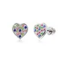 Brincos Studs Fofos em Formato de Coração Borboleta Laço Estilo Europeu Americano Personalizados para Crianças e Mulheres Brincos em Formato de Coração Transfronteiriços Amazon