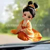Llavero de Dama de la Corte de la Dinastía Tang Colgante para Coche y Bolso Muñeca Linda de Estilo Antiguo Regalo Decoración para el Día del Niño Colgante