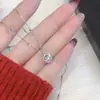Collar estrellado ultrabrillante de estilo coreano con circonitas completas para mujer, accesorio de cadena para clavícula de nicho de lujo ligero de alta gama, gargantilla elegante y cadena para suéter