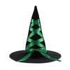 Chapéu de Halloween para Adultos e Crianças Chapéu de Bruxa de Veludo Chapéu de Mago Festa a Fantasia Chapéu de Bruxa com Fita