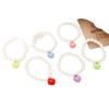Labubu Collar de Perlas Accesorios para Muñecas Collar para Muñeca Hilo Elástico Muñeca de Perlas Muñeca de Trapo Collar de Perlas
