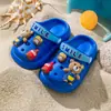 Pantuflas de Verano para Niños Crocs de Eva Niños Bebé Antideslizantes Anti-Olor Sandalias Baotou Niños Pequeños Niños Medianos Sandalias Mujeres