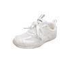 Versão em couro de boi Zhao Silu com malha respirável sapatos casuais de balé esportivo sapatos de treinamento moral feminino sola grossa sapatos Forrest Gump