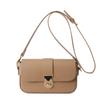 Bolso cruzado para mujer, moda de invierno 2023, pequeño bolso cuadrado con cierre, estilo coreano, moderno, combinable, popular, bandolera de hombro.