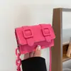 Moda de Rua Cor Contrastante Tendência Nova Bolsa para Mulheres 2022 Moda Bolsa Cambridge Gradiente Ombro Único Transversal Pequena Quadrada