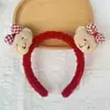 Linda Nueva Diadema de Dibujos Animados para Mujer, Diadema de Felpa para Lavarse la Cara y Aplicarse Mascarilla Facial, Accesorio para el Cabello Antideslizante