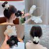 Pinza para el Pelo Moño de Moda Horquilla para la Parte Posterior de la Cabeza Moño Girasol Accesorio para el Cabello Flor para el Cabello Adorno para el Cabello Pinza para Moño Girasol