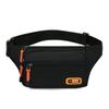 Nova bolsa de cintura da moda transfronteiriça, resistente ao desgaste, à prova d'água, grande capacidade, bolsa de peito, esportes ao ar livre, multifuncional, bolsa para celular, atacado
