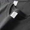 Al por mayor 230 gramos de camiseta blanca de algodón con hombros caídos pesados, manga corta, para hombre y mujer, color liso suelta, camiseta básica de marca de moda