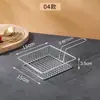 Cesta de Acero Inoxidable 304 para Papas Fritas, Cesta de Snacks para Pollo Frito, Cesta de Snacks para Tienda de Té con Leche, Caja de Snacks para Hotel, Contenedor para Comida Frita