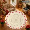 Promoção Quente Tapete Redondo do Papai Noel Decoração de Cena de Festival Interna Externa Tapete de Chão Etiquetagem Amazon Transfronteiriça Dropshipping