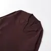Conjunto de Top Casual Versátil de Manga Larga y Pantalones de Pierna Ancha con Sentido del Diseño para un Look Elegante, Nuevo Estilo Europeo y Americano Otoño 2025