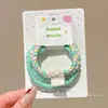 Gomas para el cabello de dopamina para niños, bandas de goma de alta elasticidad para que las niñas se aten coletas altas y moños, cuerdas para el cabello que no dañan el cabello, accesorios para el cabello