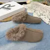 Pañuelo de cabeza de tendencia temperamental Zapatillas de medio pie Zapatos perezosos para mujer para exteriores 2026 Otoño Nuevas Mocasines Birkenstock Cuadrado Retro