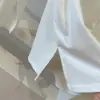 Camiseta básica simple, versátil, de cuello redondo, manga larga con abertura, nuevo estilo de otoño para mujer, algodón puro, corte holgado, talla grande, top casual para usar debajo