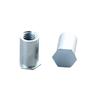 Columna de tuerca remachable para agujero ciego BSO-632-26, abertura de fijación del panel 5,4, galvanizada