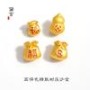 Bolsa de la Suerte Danza del León de Cuentas DIY Chapado en Oro Pez Riqueza Gato de la Fortuna Linterna de Monedas Pulsera Accesorios de Joyería Colgante de la Fortuna