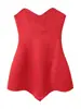 Vestido de Moda para Mujer 2026 Nuevo Estilo Francés Ajustado a la Cintura con Lazos en la Espalda Escote Corazón sin Tirantes